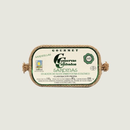 Sardinillas en aceite de oliva conservas de cambados